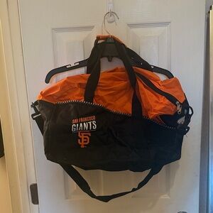 San Francisco Giants Orange and Black Duffel Bag
